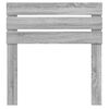 vidaXL Headboard with Headboard Grey Sonoma 75 cm Engineered wood
