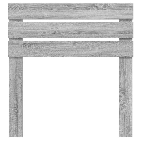vidaXL Headboard with Headboard Grey Sonoma 75 cm Engineered wood