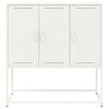 vidaXL Highboard White 100.5x39x107 cm Steel