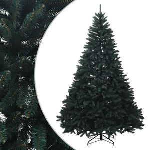 vidaXL Artificial Hinged Christmas Tree 300 cm PVC Dark Green