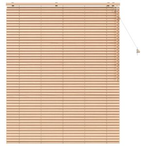 vidaXL Venetian Blind Oak Look 140 x 160 cm 35 mm Solid Paulownia Wood