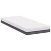 vidaXL Mattress White and Grey 80 x 200 cm Memory Foam