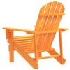 vidaXL Garden Adirondack Chair Solid Fir Wood Orange