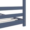 vidaXL Kids Bed Frame Grey Solid Pine Wood 70x140 cm