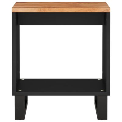 vidaXL Coffee Table 40x31x46 cm Solid Wood Acacia&Engineered Wood