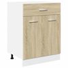vidaXL 8 Piece Kitchen Cabinet Set Lyon Sonoma Oak Engineered Wood