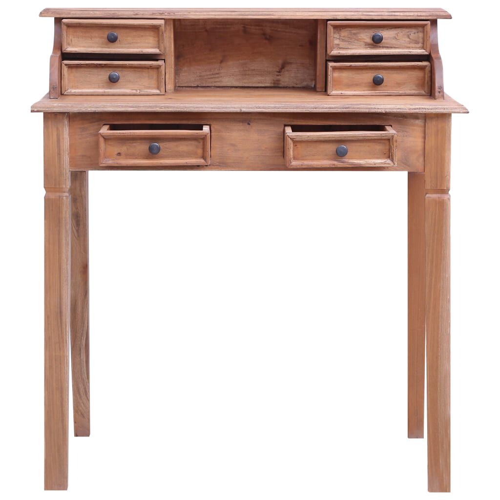 Brown wood writing shop desk