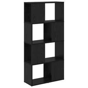 vidaXL TV Cabinet Set Black 60 x 24 x 125.5 cm Engineered Wood