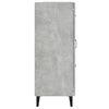 vidaXL Sideboard Concrete Grey 69.5x34x90 cm Engineered Wood