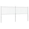 vidaXL Metal Replace Headboard White 180 cm