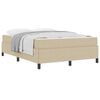 vidaXL Bed Frame with Mattress Light Green Grey 160 x 200 cm Fabric