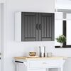 vidaXL Kitchen Wall Cabinet Lucca Black Engineered Wood
