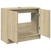 vidaXL Sink Cabinet Sonoma Oak 63x29x55 cm Engineered Wood