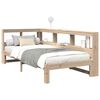 vidaXL Bookcase Bed without Mattress 90x190 cm Single Solid Wood Pine