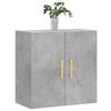 vidaXL Wall Cabinet Concrete Grey 60x31x60 cm Engineered Wood