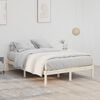 vidaXL Bed Frame without Mattress 137x190 cm Solid Wood Pine Full