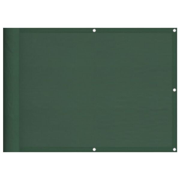 vidaXL Balcony Screen Dark Green 75x700 cm 100% Polyester Oxford