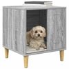 vidaXL Dog House Grey Sonoma 44 x 42 x 49 cm Engineered Wood