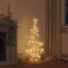 vidaXL Christmas Tree with 120 LEDs Warm white 120.5 cm PET