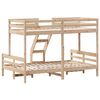 vidaXL Bunk Bed without Mattress 90x200/120x200 cm Solid Wood