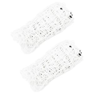 vidaXL Hay Nets 2 pcs Rectangular White 90x60 cm PP