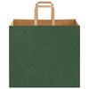 vidaXL Paper Bags 50 pcs with Handles Green 32x22x28 cm