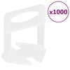 vidaXL Tile Levelling Clips 1000 pcs 1,5 mm