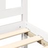 vidaXL Bed Frame without Mattress White 120x190 cm Small Double Solid Wood