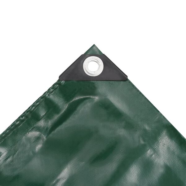 vidaXL Tarpaulin 650 g/m² 2x3 m Green