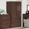 vidaXL Cabinet with Door Brown Oak 79.5 x 49 x 156 cm Engineered Wood