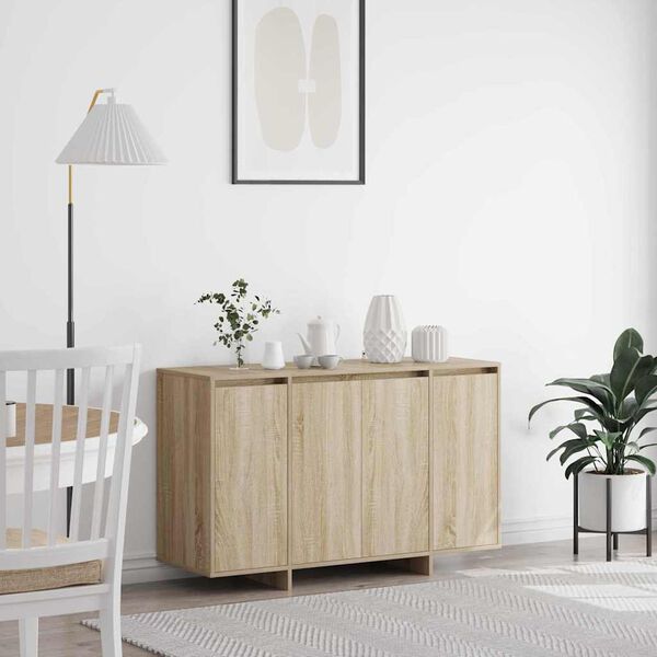 vidaXL Sideboard Sonoma oak 120 x 41 x 75 cm Engineered wood