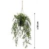 Emerald Artificial Boxwood Hanging Bush in Pot 50 cm