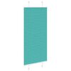 vidaXL Pleated Blind Petrol Green 60x150 cm Fabric Width 59.4 cm Polyester