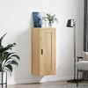 vidaXL Wall Mounted Cabinet Sonoma Oak 34.5x34x90 cm Engineered Wood