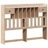 vidaXL Bookcase Bed without Mattress 160x200 cm Solid Wood Pine