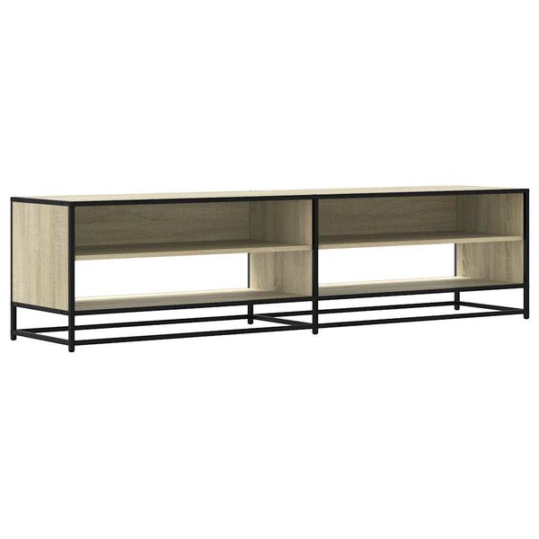 vidaXL TV Cabinet Sonoma Oak 180.5x40x46 cm Engineered Wood