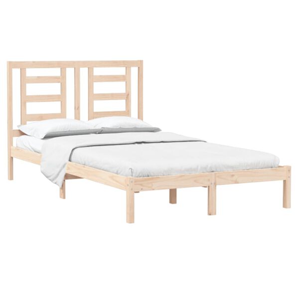 vidaXL Bed Frame without Mattress 120x200 cm Solid Wood Pine