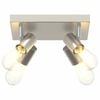 vidaXL Ceiling Spotlight Nickel 26.5 x 26 x 11.5 cm Metal