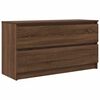 vidaXL TV Cabinet Brown Oak 100x35x54 cm Engineered Wood