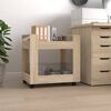 vidaXL Desk Trolley Sonoma Oak 60x45x60 cm Engineered Wood
