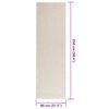 vidaXL Rug ZIZUR Cream 80x250 cm Jute Look Indoor and Outdoor