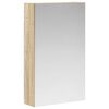 vidaXL Bathroom Mirror Cabinet Sonoma Oak 30 x 10.5 x 50 cm