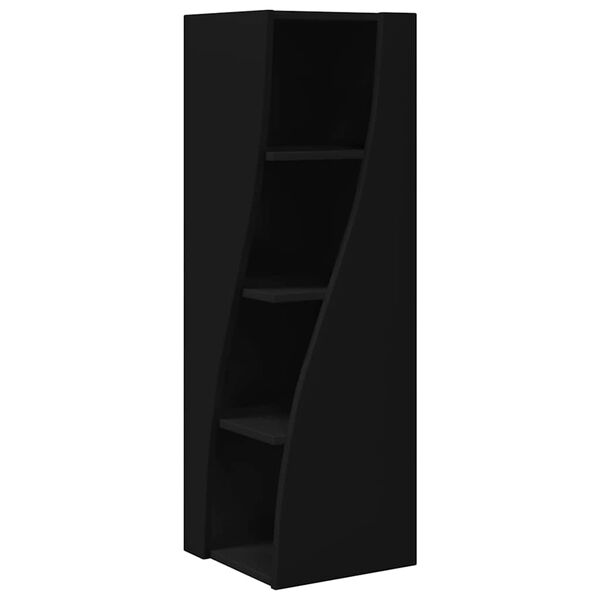 vidaXL Corner Cabinet Black 32x32x102cm Engineered Wood
