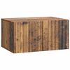 vidaXL Wall-Mounted TV Cabinet Wall-mounted Old Wood 59.5 x 41 x 30 cm