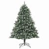 vidaXL Artificial Christmas Tree with 300 LEDs with Stand Green 240 cm
