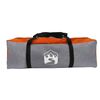 vidaXL Family Tent Tunnel 8-Person Grey and Orange Waterproof
