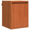 vidaXL Wall Cabinet 2 pcs Wax Brown 30 x 30 x 40 cm Solid Pine Wood
