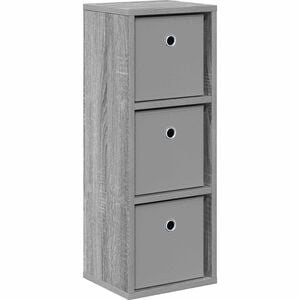 vidaXL Sideboard with Drawer Grey Sonoma 25.5 x 22 x 69.5 cm