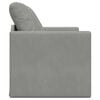 vidaXL Folding Sofa Bed Light Grey 122 x 70 x 60 cm Velvet