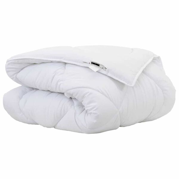vidaXL Winter Duvet White 220 x 140 x 5 cm Polyester